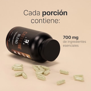 Foto 5 | Cafeína Anhidra | Adicionada Con Melena De León, Taurina, Matcha Y Vitamina B1 | 240 Cápsulas | Caffeine Blend | B Li