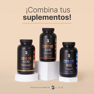 Foto 7 | Cafeína Anhidra | Adicionada Con Melena De León, Taurina, Matcha Y Vitamina B1 | 240 Cápsulas | Caffeine Blend | B Li