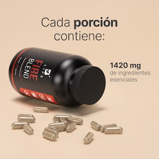 Foto 5 | Mezcla De Maca, Damiana Y Fenogreco | 180 Cápsulas | Ingredientes Naturales | Fire Blend | B Life.