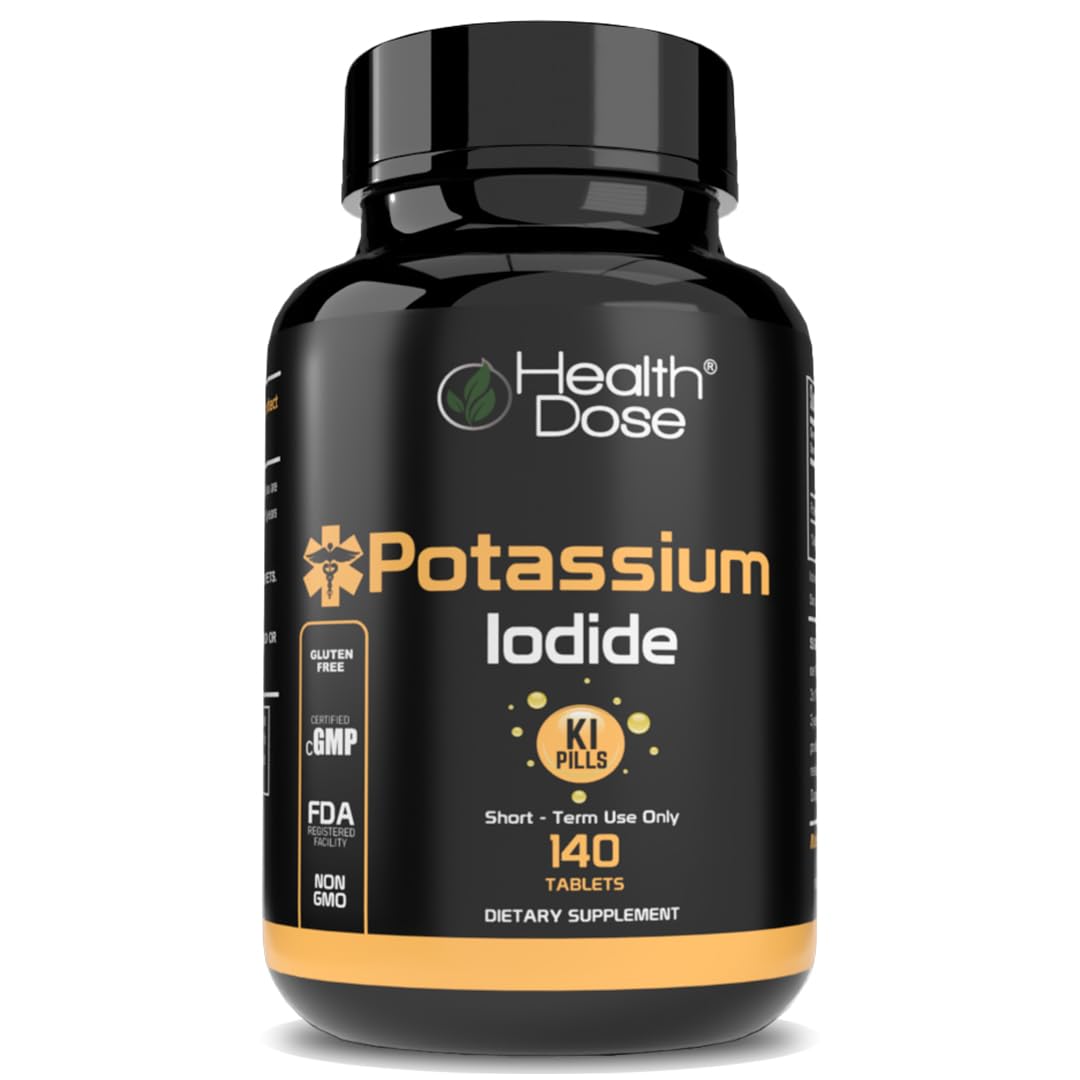 Foto 2 pulgar | Supplement Health Dose Potasio + Yoduro Ki 130 Mg 140 Tabletas - Venta Internacional.