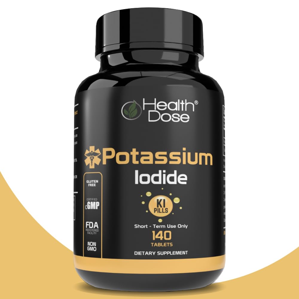 Foto 3 pulgar | Supplement Health Dose Potasio + Yoduro Ki 130 Mg 140 Tabletas - Venta Internacional.