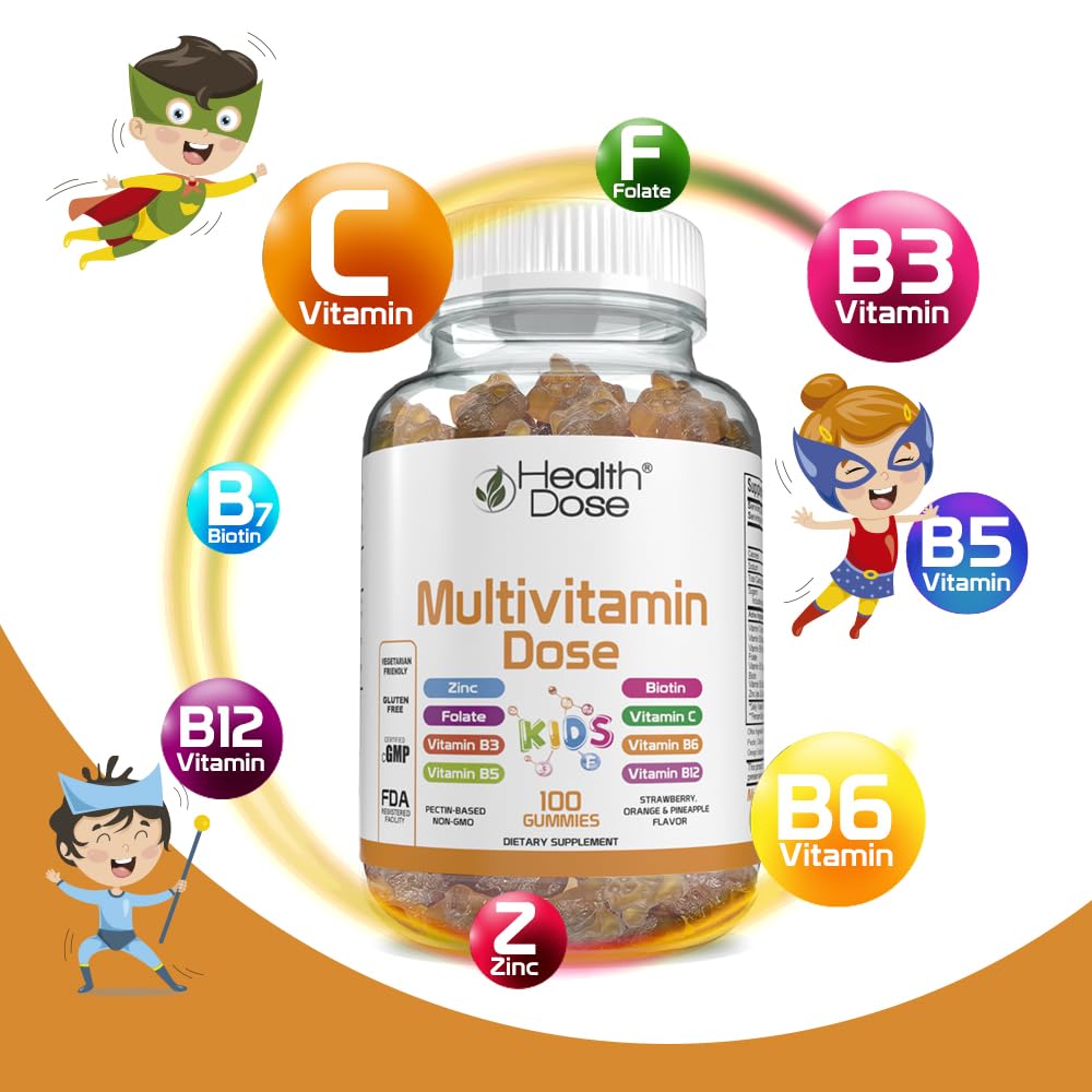 Foto 6 | Gomitas Multivitamínicas Health Dose Children 100 Unidades - Venta Internacional.