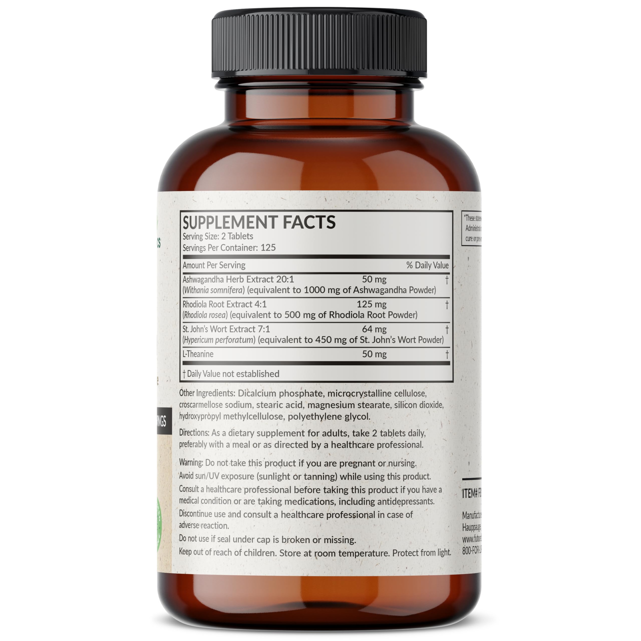 Foto 3 pulgar | Suplemento Futurebiotics Chill Pill + 2000 Mg 250 Tabletas - Venta Internacional.