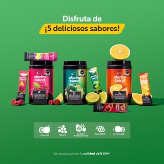 Foto 5 | Electrolitos B Life Electroblend en Polvo Limonada Sin Azúcar 360 G