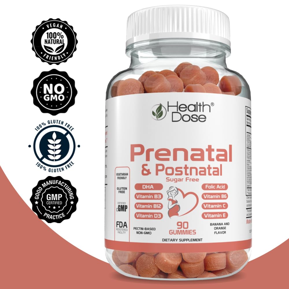 Foto 7 pulgar | Suplemento Complejo Prenatal/posnatal Health Dose 90 Gomitas - Venta Internacional.