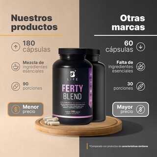 Foto 3 | Myo Inositol Y Shatavari | Adicionado Con Ñame Silvestre | 180 Cápsulas | Ferty Blend | B Life.