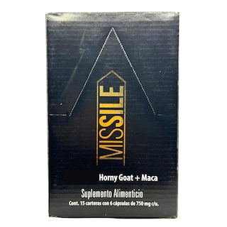 Foto 1 | Missile Horny Goat Maca Caja Con 15 Carteras Natural Health