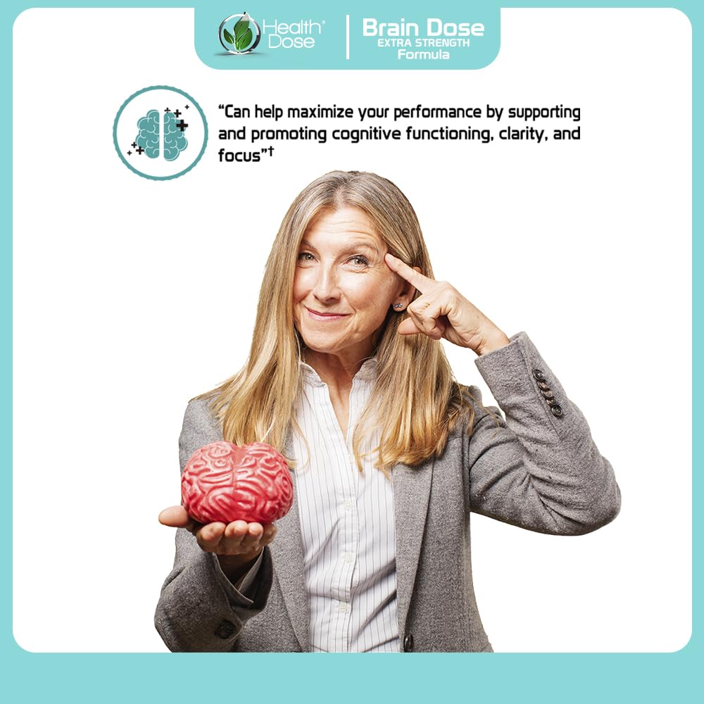 Foto 7 pulgar | Supplement Health Dose Brain Dose Premium Nootropics 60 Cápsulas - Venta Internacional.
