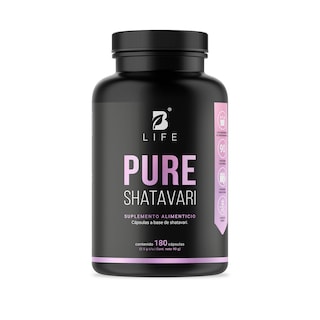 Foto 1 | Shatavari Puro - 1000 Mg Por Porción | 180 Cápsulas. Ingredientes Naturales. Pure Shatavari. B Life