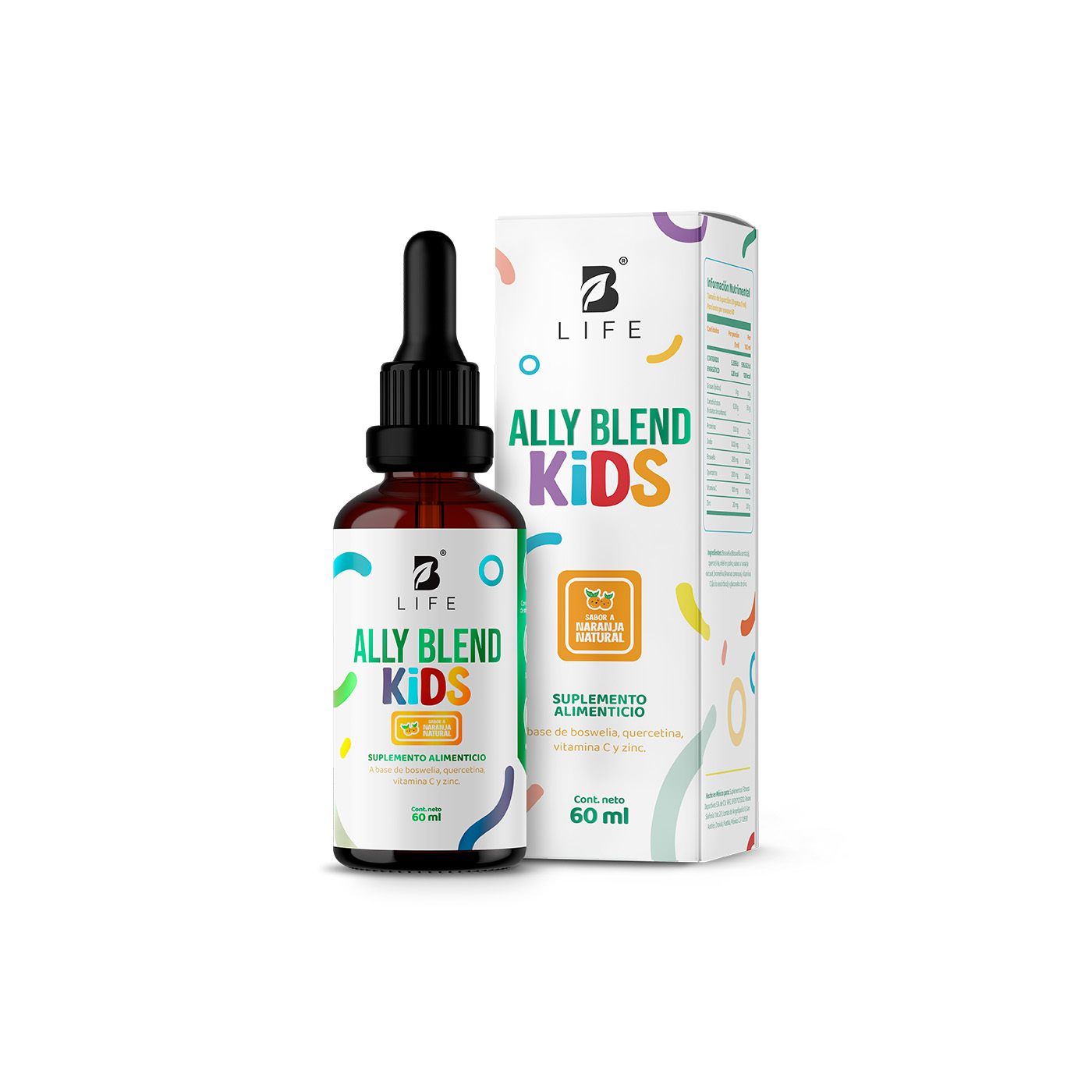 Foto 2 pulgar | Gotas de Boswelia Y Quercetina Para Niños B Life Adicionado Con Vitamina C Y Zinc | 60 Ml