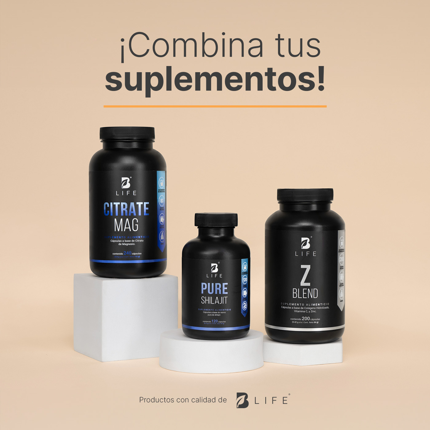 Foto 5 pulgar | Extracto De Shilajit En Polvo 100% Puro. 120 Caps.pure Shilajit B Life.
