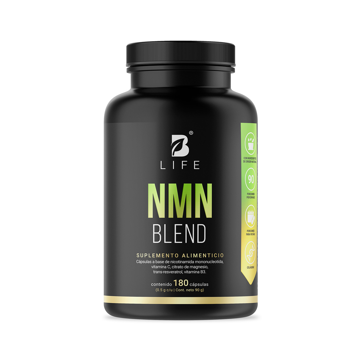 Foto 1 | Suplemento Alimenticio Nicotinamida B Life con Citrato de Magnesio y Vitamina D3 180 Capsulas