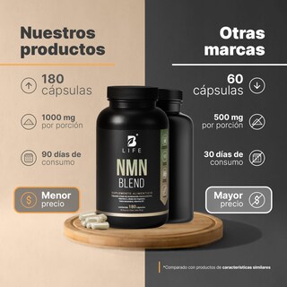 Foto 3 | Suplemento Alimenticio Nicotinamida B Life con Citrato de Magnesio y Vitamina D3 180 Capsulas