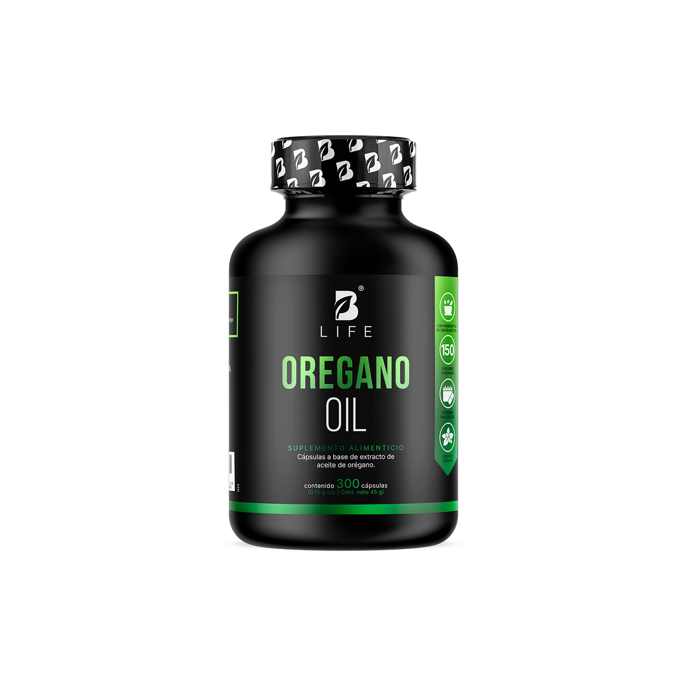 Foto 1 | Suplemento Alimenticio Aceite de Orégano B Life con Vitamina C 300 cápsulas
