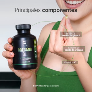 Foto 4 | Suplemento Alimenticio Aceite de Orégano B Life con Vitamina C 300 cápsulas