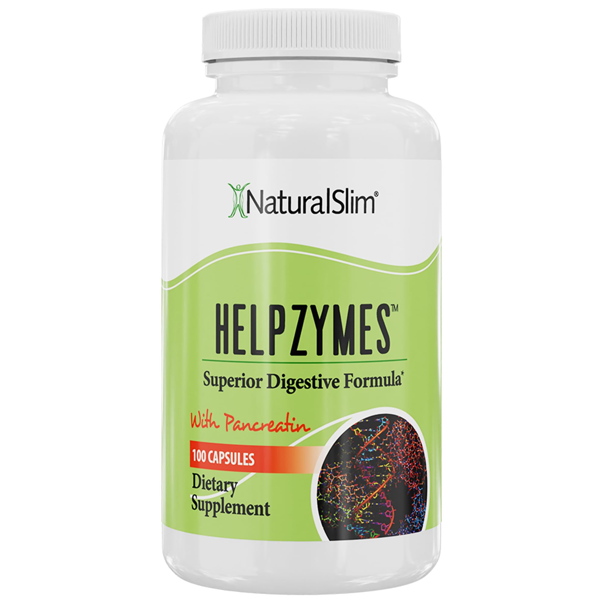Foto 2 pulgar | Enzimas Digestivas Naturalslim Helpzymes 100 Cápsulas - Venta Internacional.