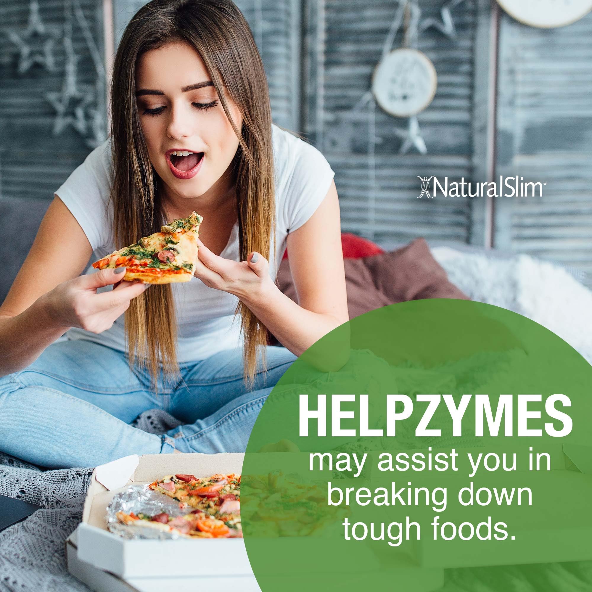 Foto 4 pulgar | Enzimas Digestivas Naturalslim Helpzymes 100 Cápsulas - Venta Internacional.