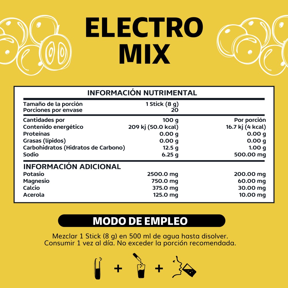 Foto 5 pulgar | Suplemento Alimenticio Beyond Vitamins Electrolitos Sin Azúcar En Polvo Camu Camu Efervescente 20 Sticks