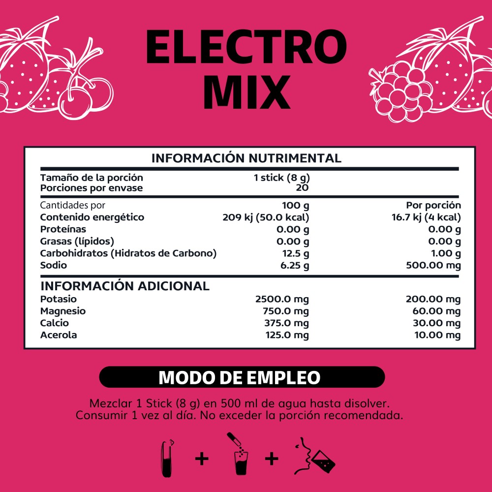 Foto 5 pulgar | Suplemento Alimenticio Beyond Vitamins Electrolitos Sin Azúcar En Polvo Frutos Rojos Efervescente 20 Sticks