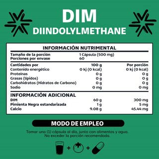 Foto 6 | Suplemento Alimenticio Beyond Vitamins Diindolilmetano Avanzado Con Piperina 60 Cápsulas