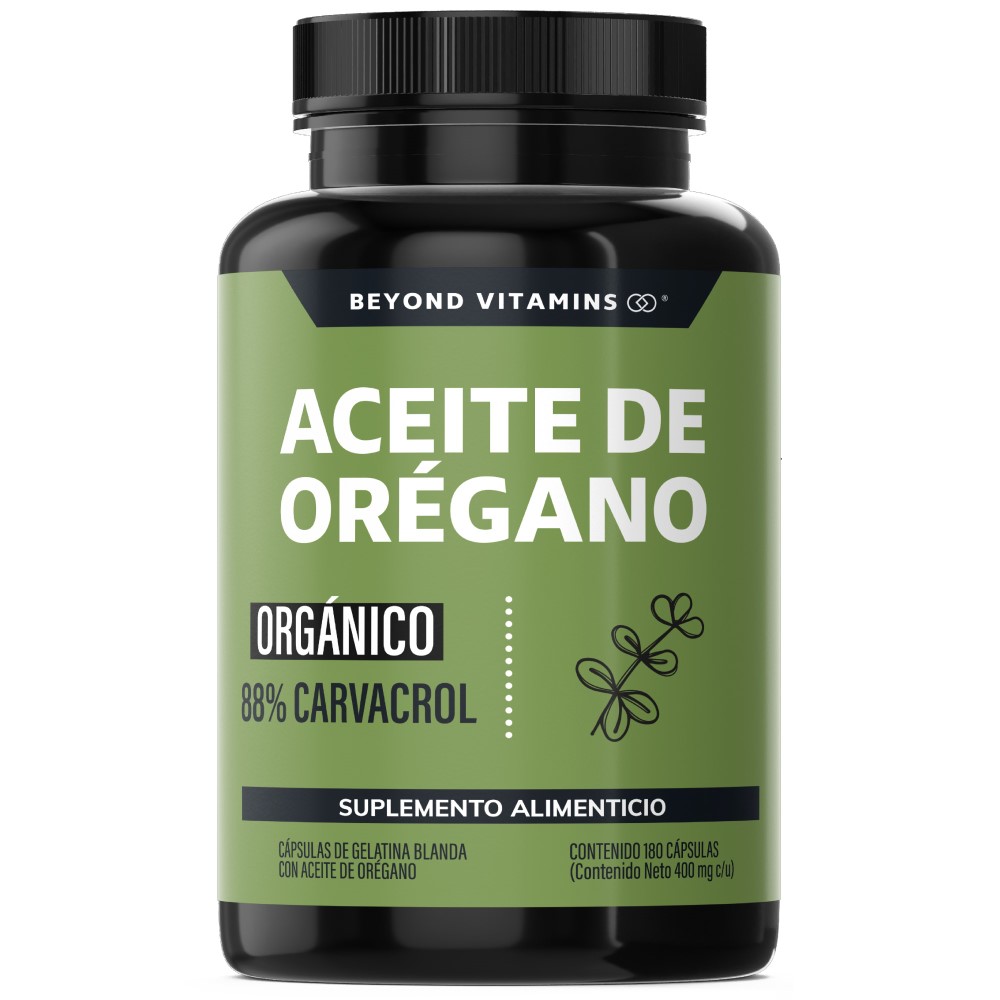 Foto 2 pulgar | Suplemento Alimenticio Beyond Vitamins Aceite De Oregano Orgánico Natural Con Carvacrol 180 Cápsulas
