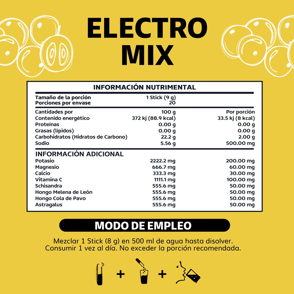 Foto 5 pulgar | Suplemento Alimenticio Beyond Vitamins Electrolitos Sin Azúcar En Polvo Camu Camu Efervescente Con Hongos 20 Sticks