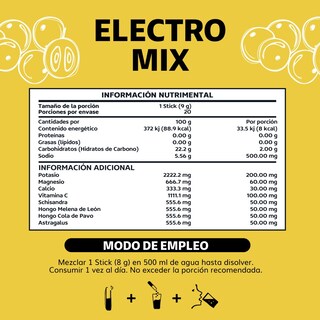Foto 4 | Suplemento Alimenticio Beyond Vitamins Electrolitos Sin Azúcar En Polvo Camu Camu Efervescente Con Hongos 20 Sticks
