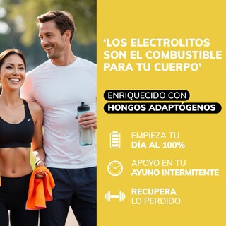 Foto 7 | Suplemento Alimenticio Beyond Vitamins Electrolitos Sin Azúcar En Polvo Camu Camu Efervescente Con Hongos 20 Sticks