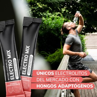 Foto 8 | Suplemento Alimenticio Beyond Vitamins Electrolitos Sin Azúcar En Polvo Sandia Efervescente Con Hongos 20 Sticks