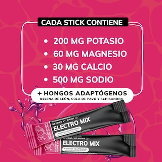 Foto 2 | Suplemento Alimenticio Beyond Vitamins Electrolitos Sin Azúcar En Polvo Frutos Rojos Efervescente Con Hongos 20 Sticks