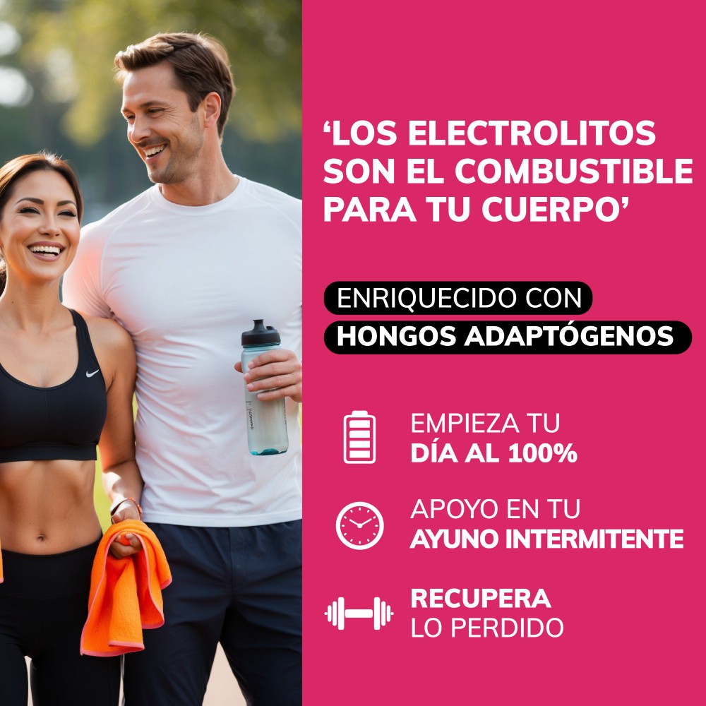 Foto 7 | Suplemento Alimenticio Beyond Vitamins Electrolitos Sin Azúcar En Polvo Frutos Rojos Efervescente Con Hongos 20 Sticks