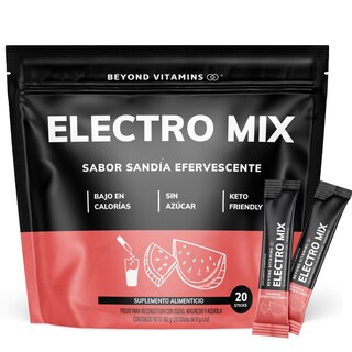 Foto 1 | Suplemento Alimenticio Beyond Vitamins Electrolitos Sin Azúcar En Polvo Sandia Efervescente 20 Sticks