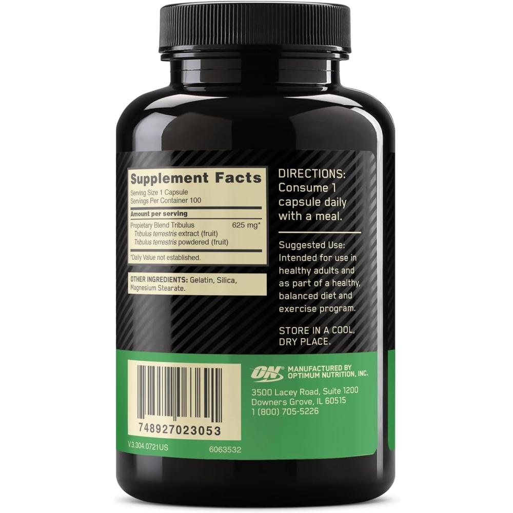 Foto 2 | Suplemento Optimum Nutrition Tribulus 100 Cápsulas