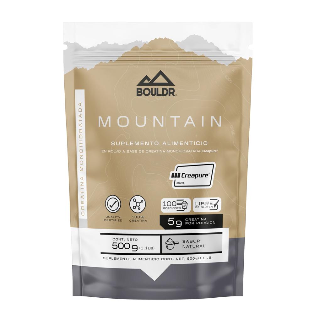Foto 2 pulgar | Creatina Creapure  Mountain 500 Grs Sabor Natural Bouldr