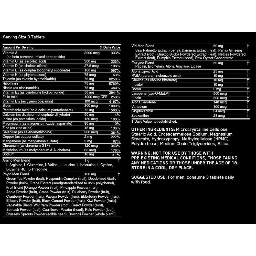 Foto 3 pulgar | Multivitaminico Optimum Nutrition Opti Men 150 Tabletas