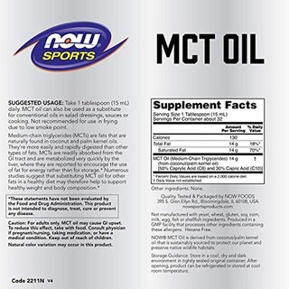 Foto 2 | Aceite Mct Now Sports Mct Oil 473 ml