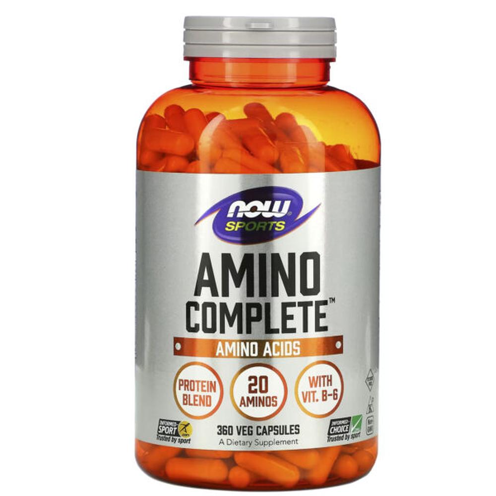Foto 2 pulgar | Aminoácidos Now Sports Amino Complete 360 Cápsulas