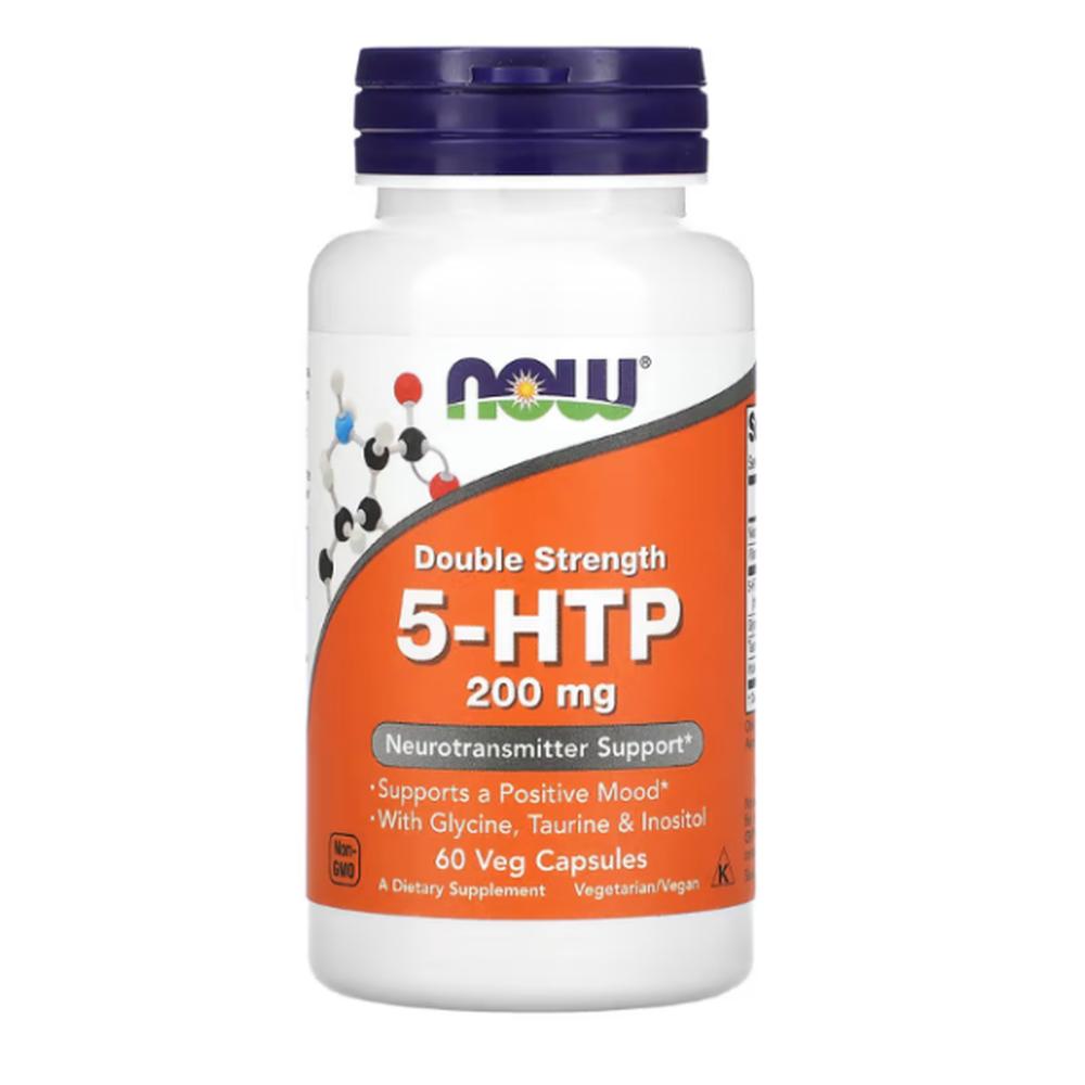 Foto 1 | Siplemento 5 Hidroxitriptofano Now 5-htp 200mg 60 Cápsulas