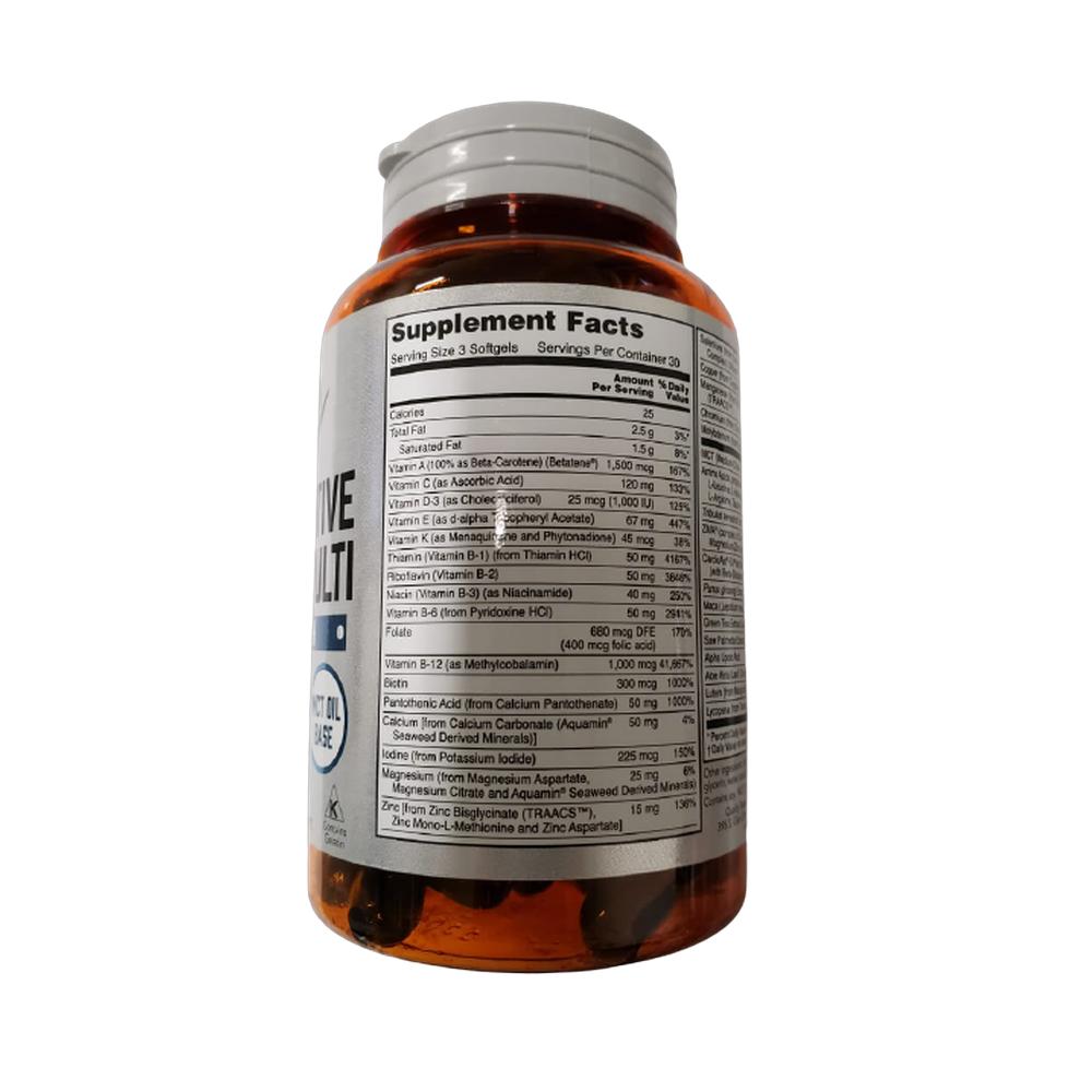 Foto 3 pulgar | Multivitamínico Now Men´s Active Sports Multi 50 Cápsulas