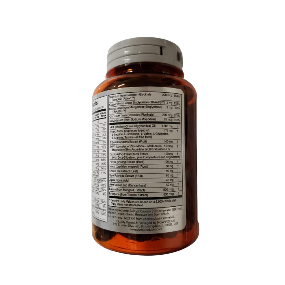 Foto 4 pulgar | Multivitamínico Now Men´s Active Sports Multi 50 Cápsulas