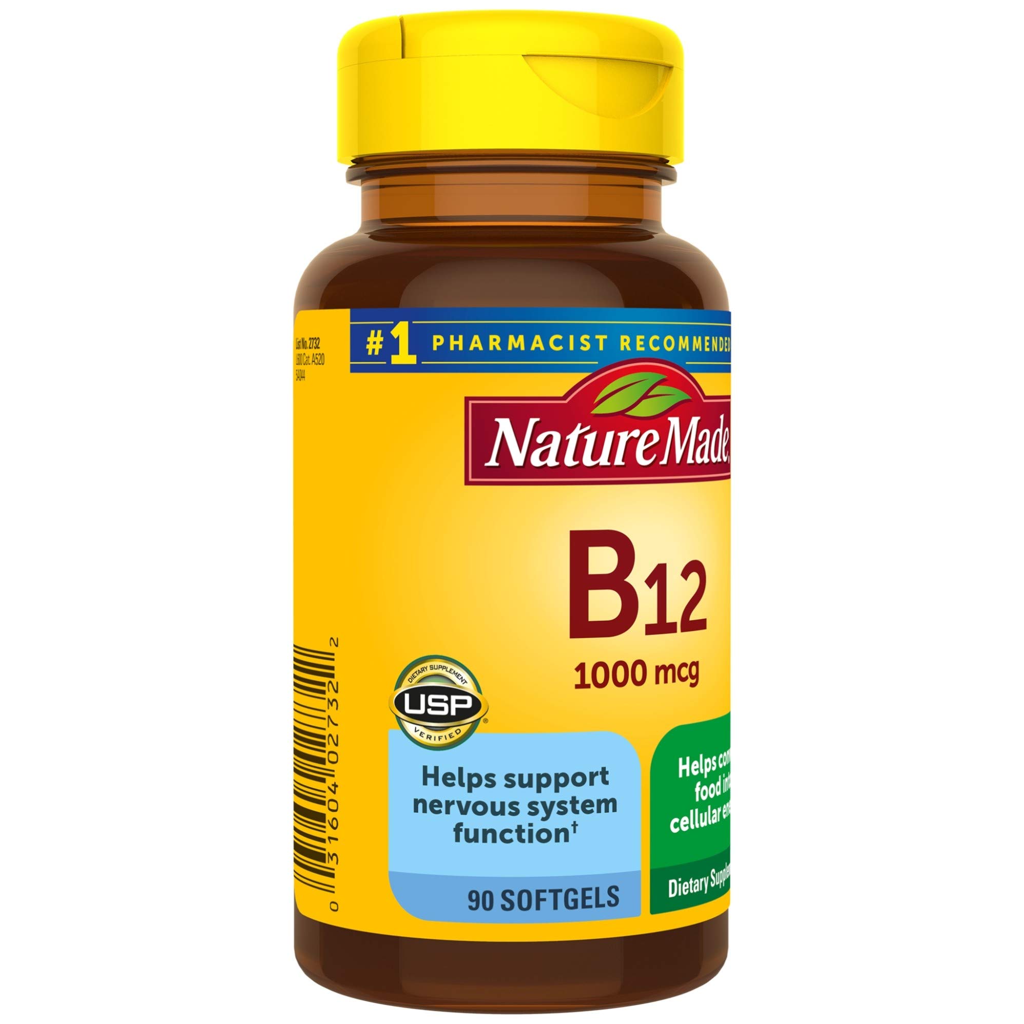 Foto 8 pulgar | Suplemento Nature Made Vitamina B12 1000 Mcg 90 Cápsulas - Venta Internacional