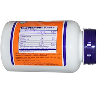Foto 2 | Suplemento Now Foods E-1000 de 100 Cápsulas-Venta Internacional