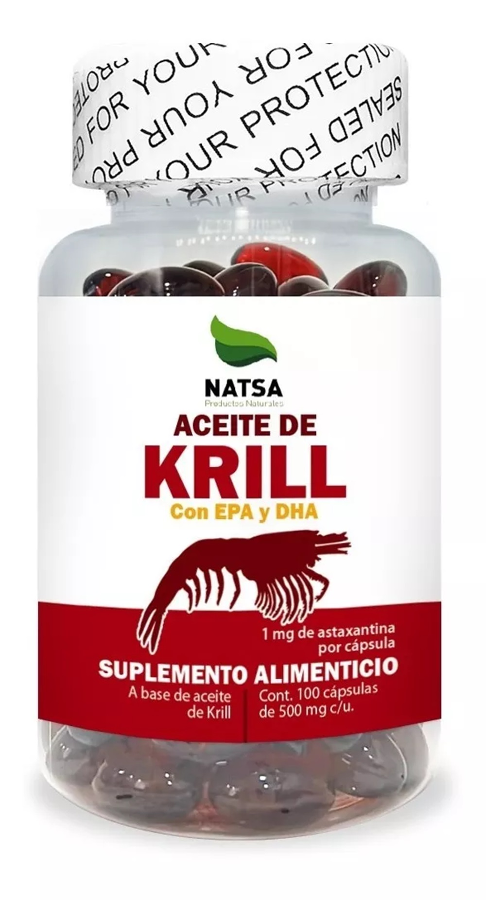 Aceite De Krill Natsa 100 Cápsulas