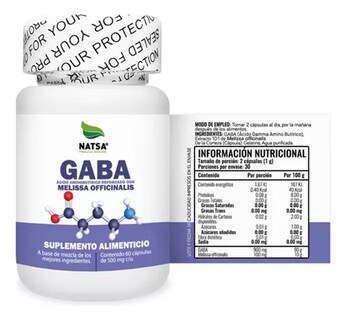 Foto 2 | Gaba Natsa 60 Cápsulas