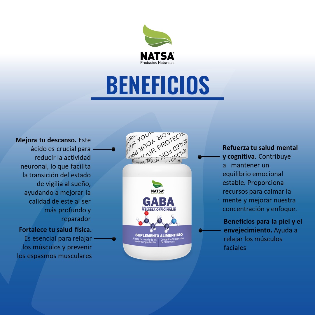 Foto 4 pulgar | Gaba Natsa 60 Cápsulas