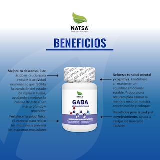 Foto 3 | Gaba Natsa 60 Cápsulas