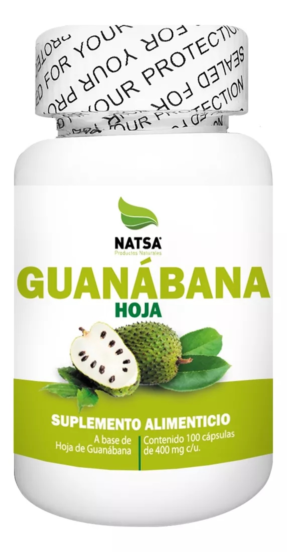 Foto 1 | Suplemento Alimenticio Guanábana Hoja Natsa 100 Cápsulas
