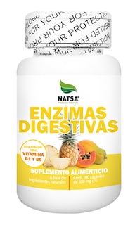 Foto 1 | Suplemento Alimenticio Enzimas Digestivas Natsa 100 Cápsulas