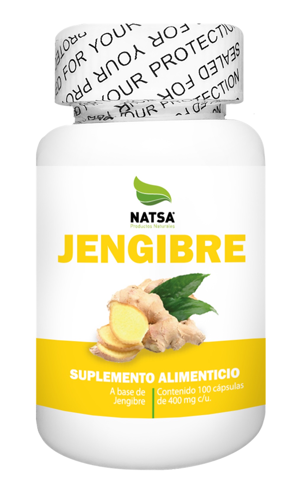 Foto 2 pulgar | Jengibre Natsa 100 Cápsulas