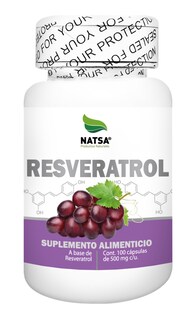 Foto 1 | Suplemento Alimenticio Resveratrol Natsa 100 Cápsulas
